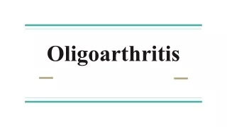 Oligoarthritis
