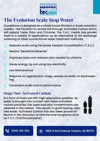 water softener and filtration system Tucson watertech