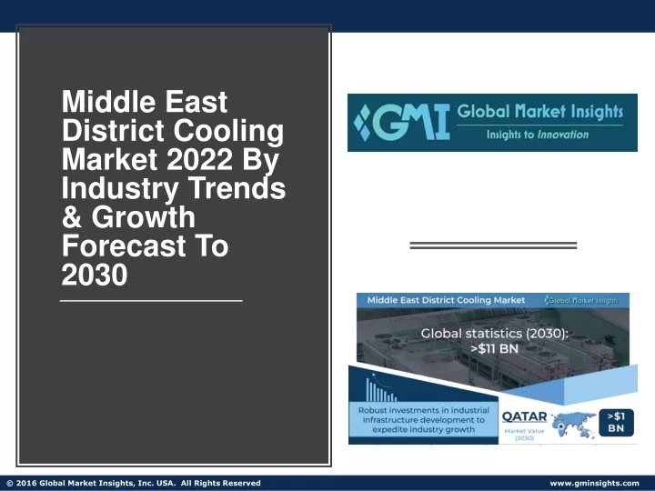 middle east district cooling market 2022