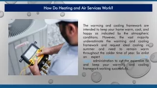 How Do Heating and Air Services Work?