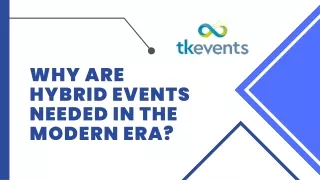 Why is Hybrid Events an Essential Patr of Modern Life?