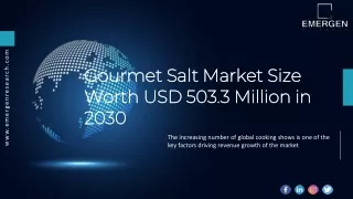 Gourmet Salt Market