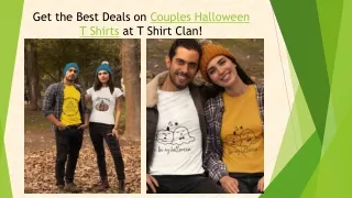 Couples Halloween T shirts