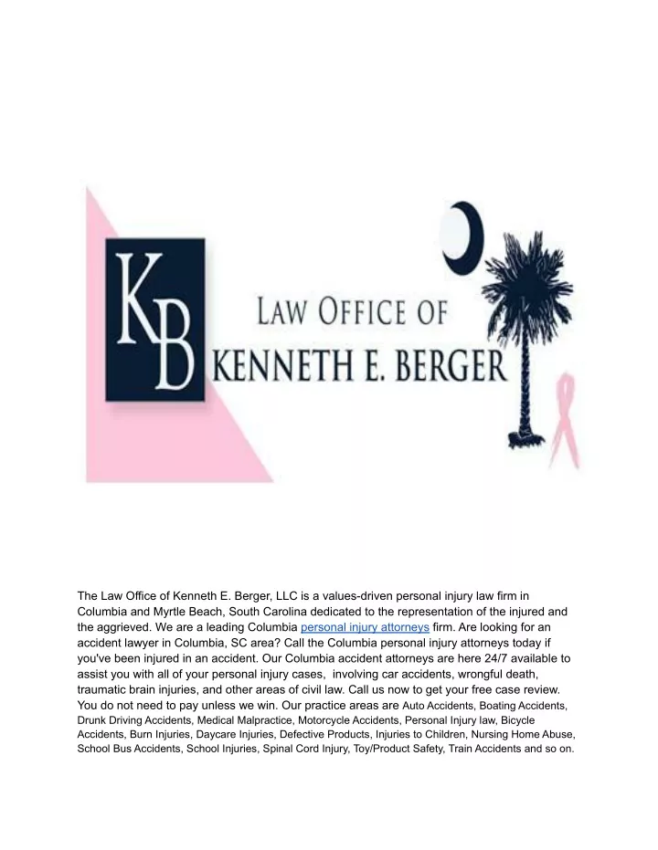 the law office of kenneth e berger