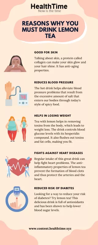 Reasons Why You Must Drink Lemon Tea