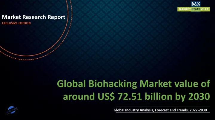 market research report exclusive edition