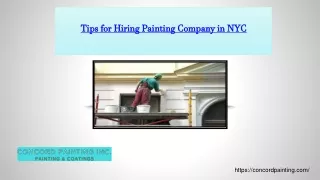 tips for hiring painting company in nyc