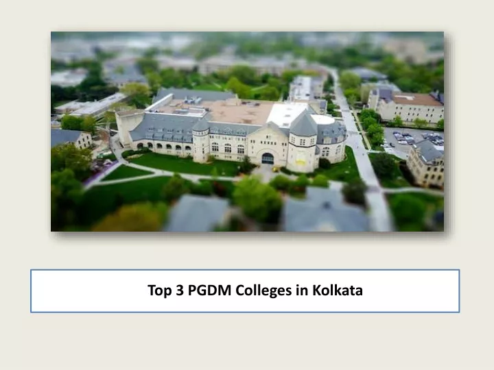 top 3 pgdm colleges in kolkata