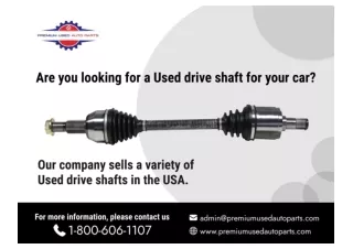 Used  Driveshaft For sale