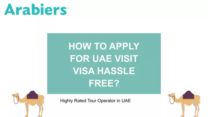 how to apply for uae visit visa hassle free