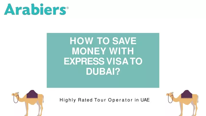 how to save money with express visa to dubai