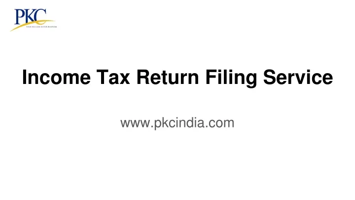 income tax return filing service