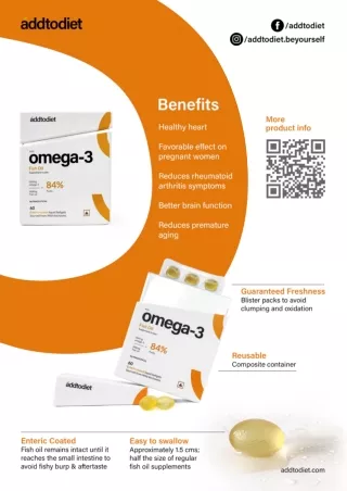 Addtodiet Omega-3 Poster