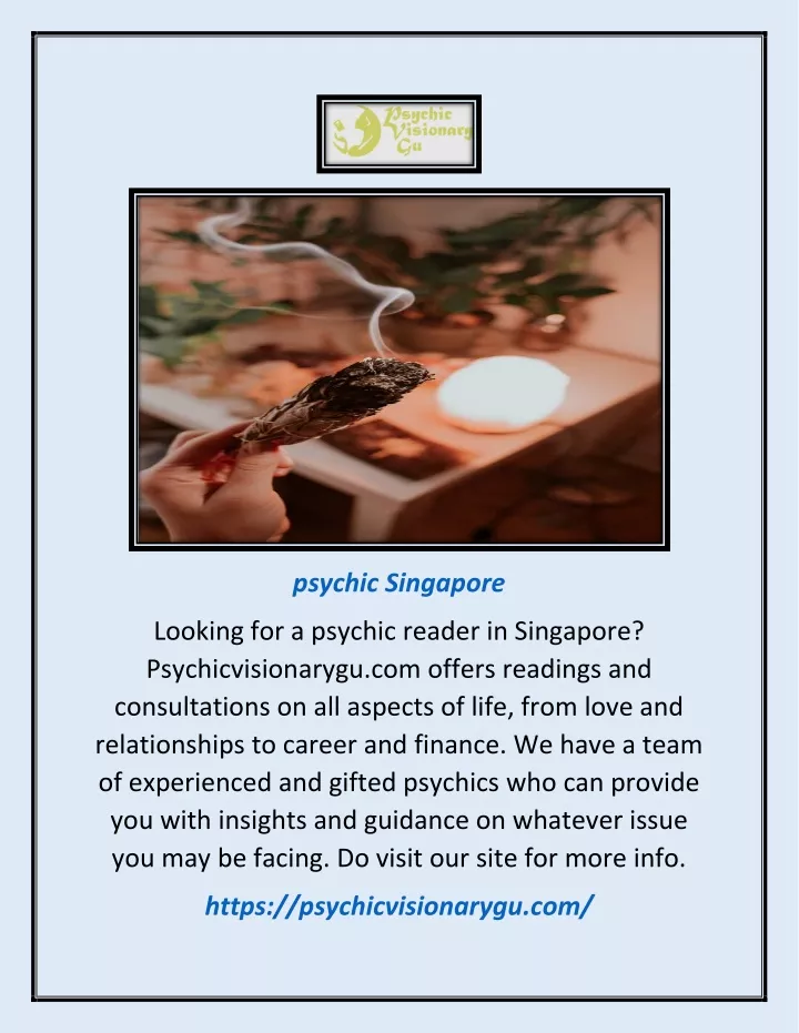 psychic singapore