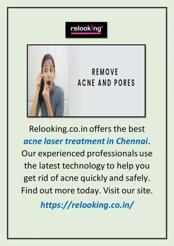 relooking co in offers the best acne laser