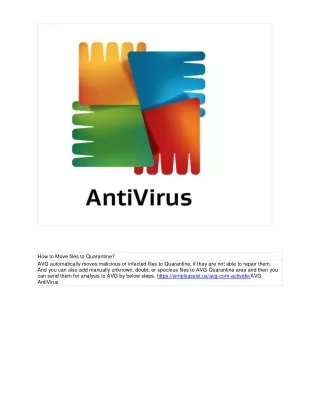 how to move files to quarantine avg automatically