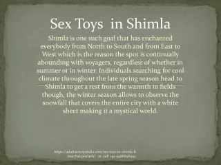 Sex toy online store |Buy sex toys for men and women in shimla