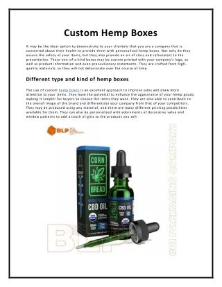 custom hemp boxes