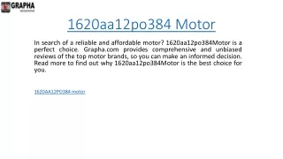 1620aa12po384 Motor  Grapha