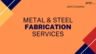 Metal Fabrication Service In Ontario
