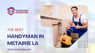 The Best Handyman in Metairie, LA - New Orleans Handyman