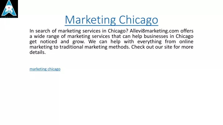 marketing chicago