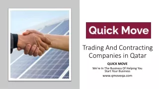 Trading And Contracting Companies in Qatar_