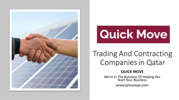 tradingand contracting companies in qatar