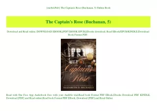 {mobiePub} The Captain's Rose (Buchanan  5) Online Book