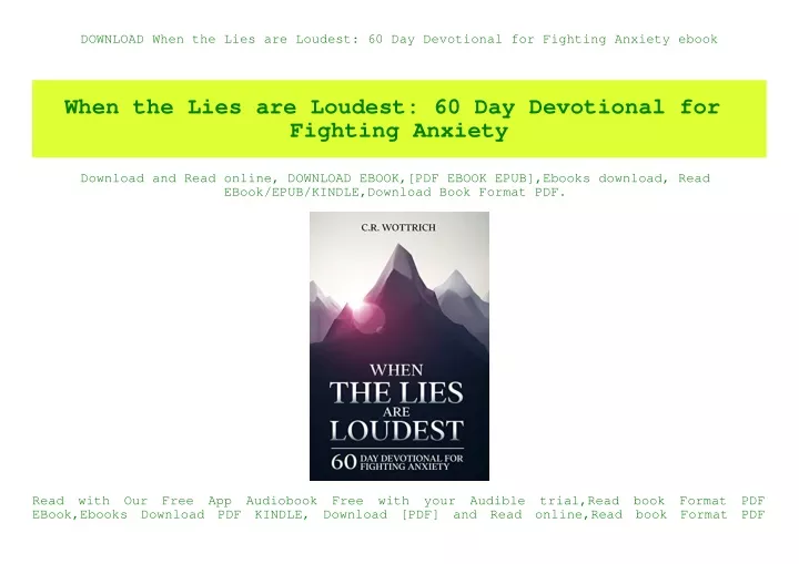 download when the lies are loudest