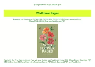 [Best!] Wildflower Pages EBOOK #pdf