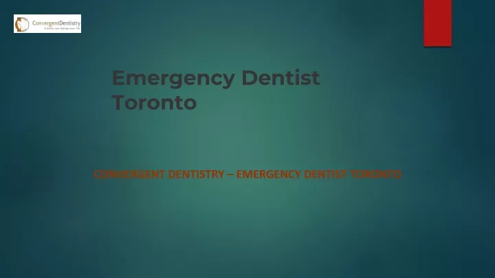 emergency dentist toronto