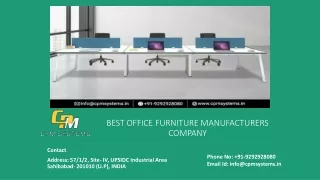 The Best Office Furniture Manufacturers For 2022