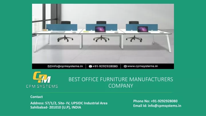 best office furniture manufacturers company
