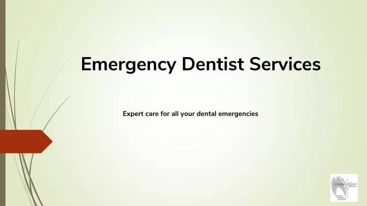 emergency dentist services