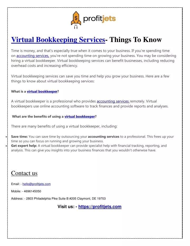 virtual bookkeeping services things to know