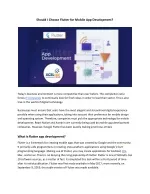 Should I Choose Flutter for Mobile App Development - slide 1