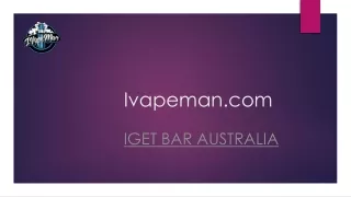 Iget Bar Australia | Ivapeman.com