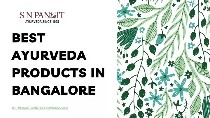 best ayurveda products in bangalore