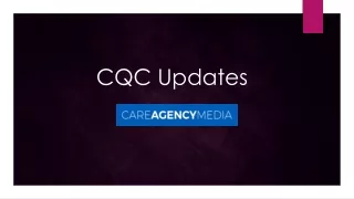 CQC Updates