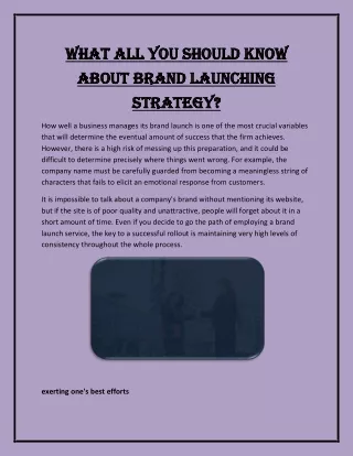 What all you should know about brand launching strategy (1)