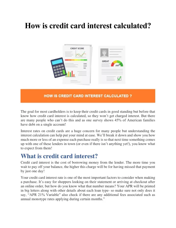 ppt-how-is-credit-card-interest-calculated-powerpoint-presentation