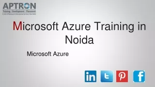 Microsoft Azure Training in Noida