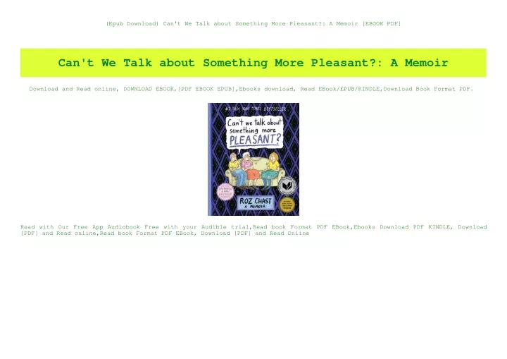 epub download can t we talk about something more