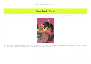 [BOOK] Saga Book Three eBook PDF