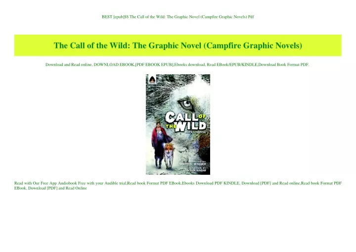 best epub the call of the wild the graphic novel