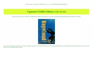 Pdf [download]^^ Vagabond (VIZBIG Edition)  Vol. 12 (12) {PDF EBOOK EPUB KINDLE}