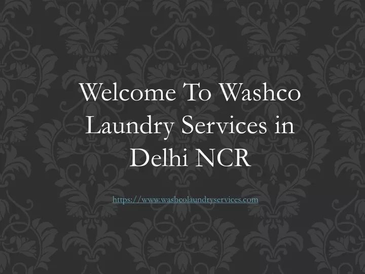 welcome to washco laundry services in delhi ncr