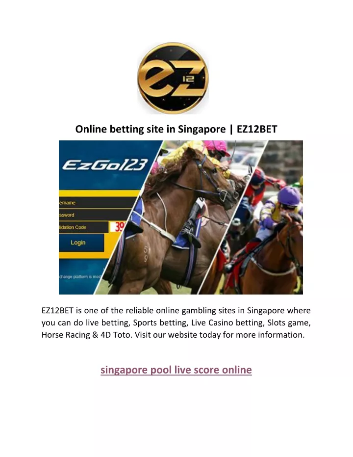 online betting site in singapore ez12bet