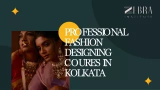 Best Fashion Designing Courses in Kolkata